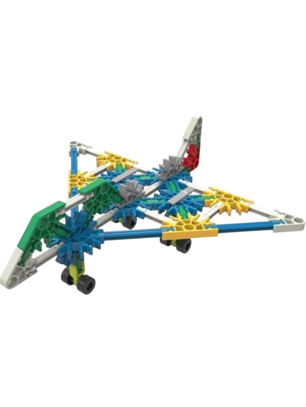 K'NEX Plane Model 17034 67 Pcs DIY Brick Build Set Complete *No Box*
